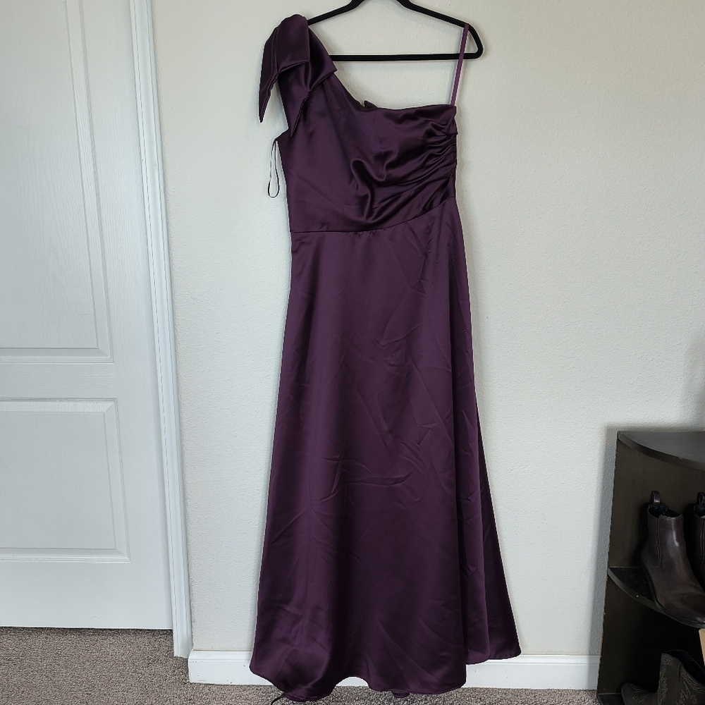 MoriLee Madeline Gardner One Shoulder Dress Size US 14